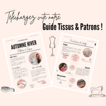 Notre GUIDE Tissus & Patrons 2021