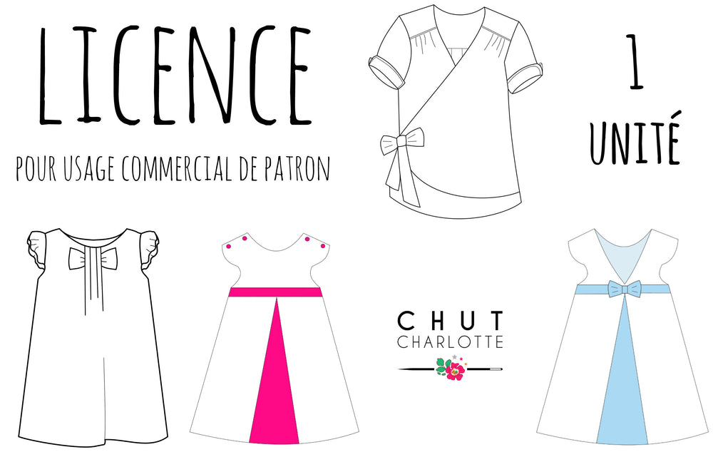 NOUVEAUTE ! Licences pour usage commercial des patrons "Chut Charlotte"