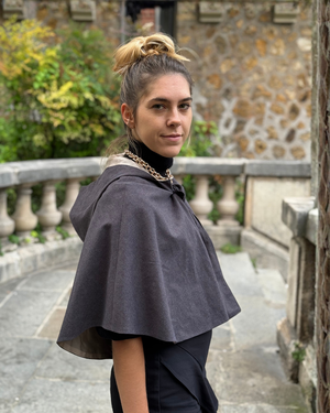Cape / Manteau Femme En Fausse Laine, Double Boutonnage, Style Châle Enveloppant - Neuf Avec étiquettes, Multicolore